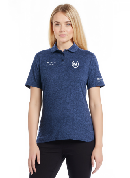 CALLAWAY - Ladies Heather Knit Short Sleeve Golf Polo