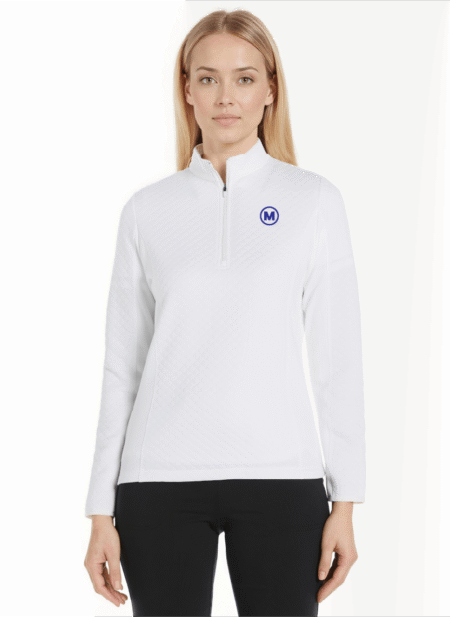 CALLAWAY - Ladies Mid-Weight Diamond Quilted Fleece 1/4 Zip