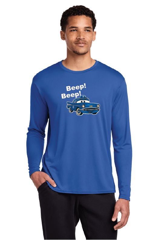 BEEP BEEP -Long Sleeve Performance Tee - Image 2