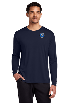 McCluskey "M" - Long Sleeve Performance Tee - Image 2